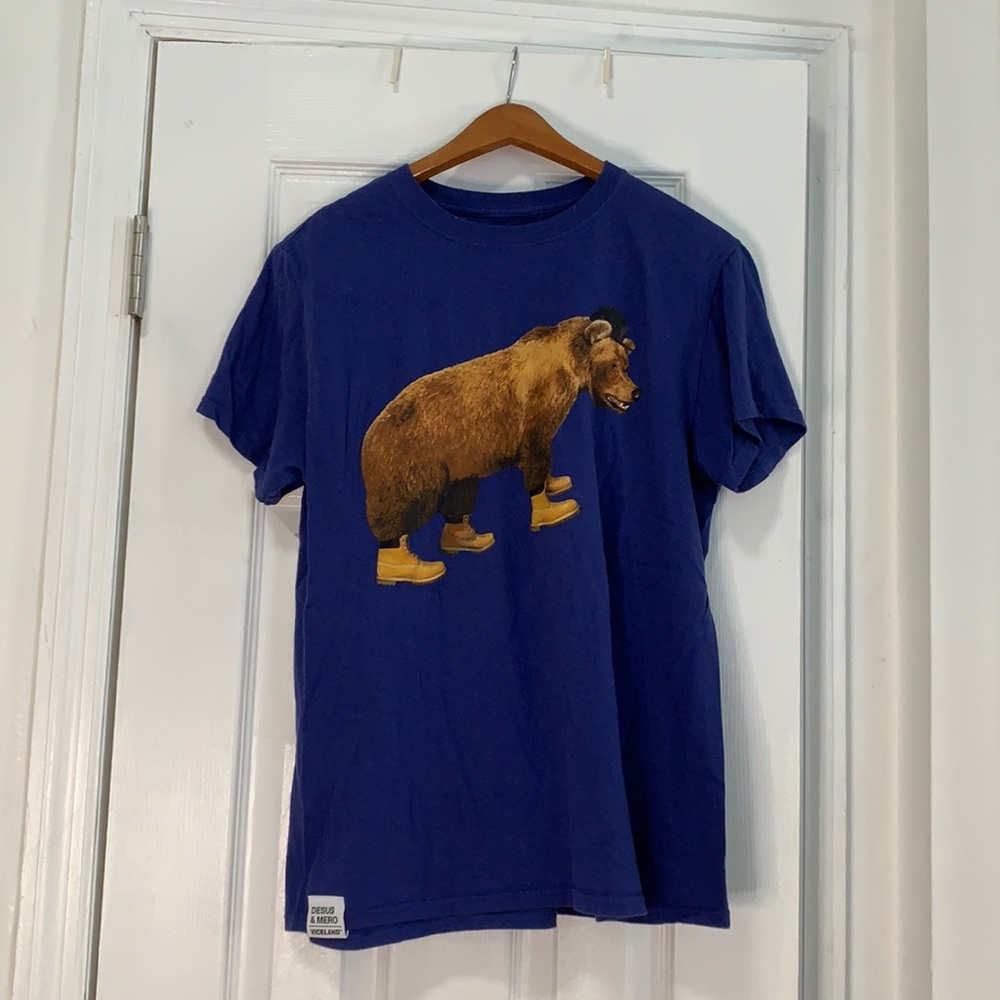 Graphic Bear in Timbs Tee